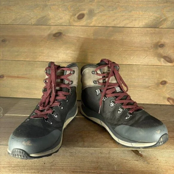 ll bean alpine womens size 10 shoes gray waterproof hiking boots